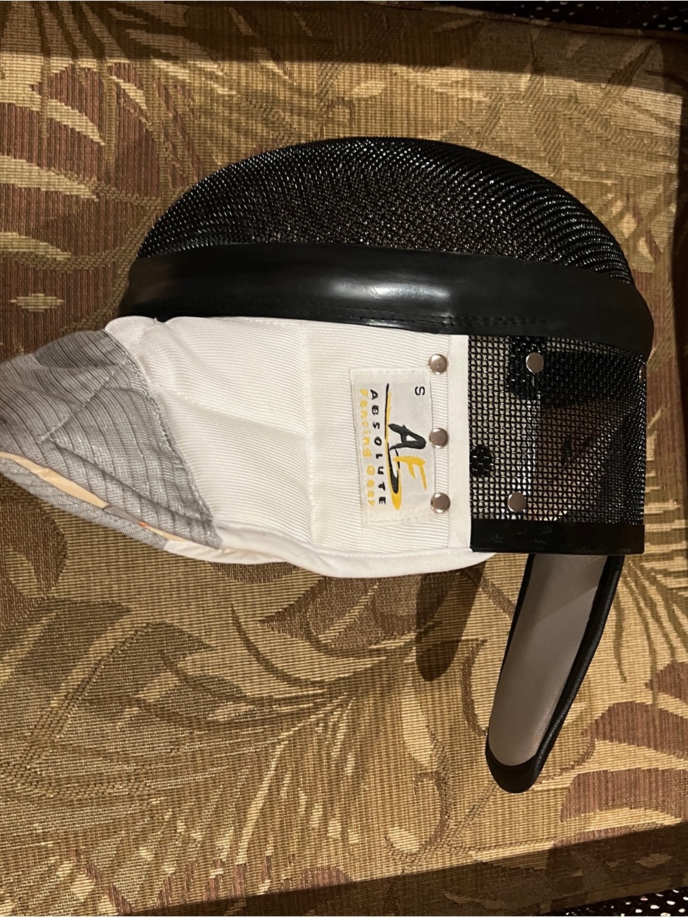 Absolute Fencing Mask - White and Black